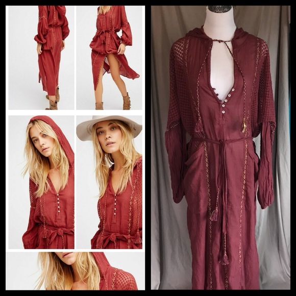 Free People Dresses & Skirts - FREE PEOPLE~ Most Loveliest Hoodie Dress~ Sz M